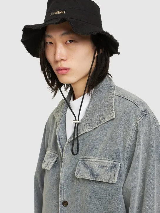 Jacquemus   Le Bob Artichaut canvas bucket hat 