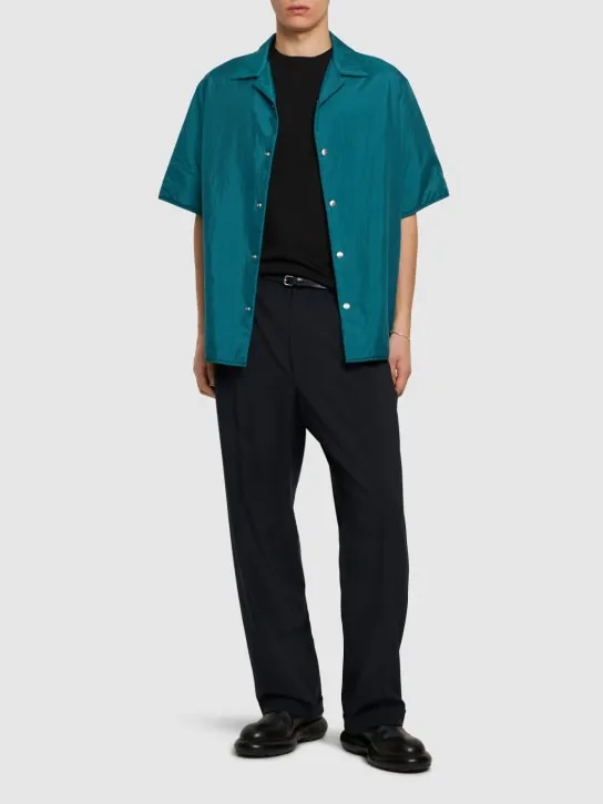 Jil Sander   Shirt 36 nylon silk canvas shirt 