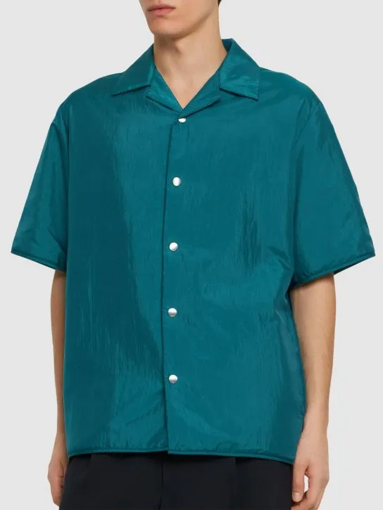 Jil Sander   Shirt 36 nylon silk canvas shirt 