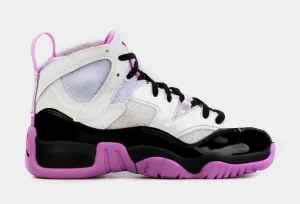 Jumpman Two Trey Barely Grape Grade School Lifestyle Shoes (Purple/White)