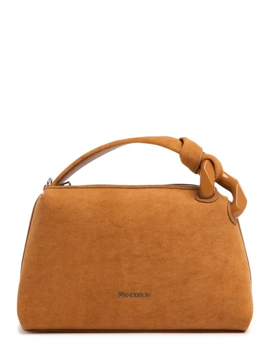 JW Anderson   Corner washed canvas shoulder bag 