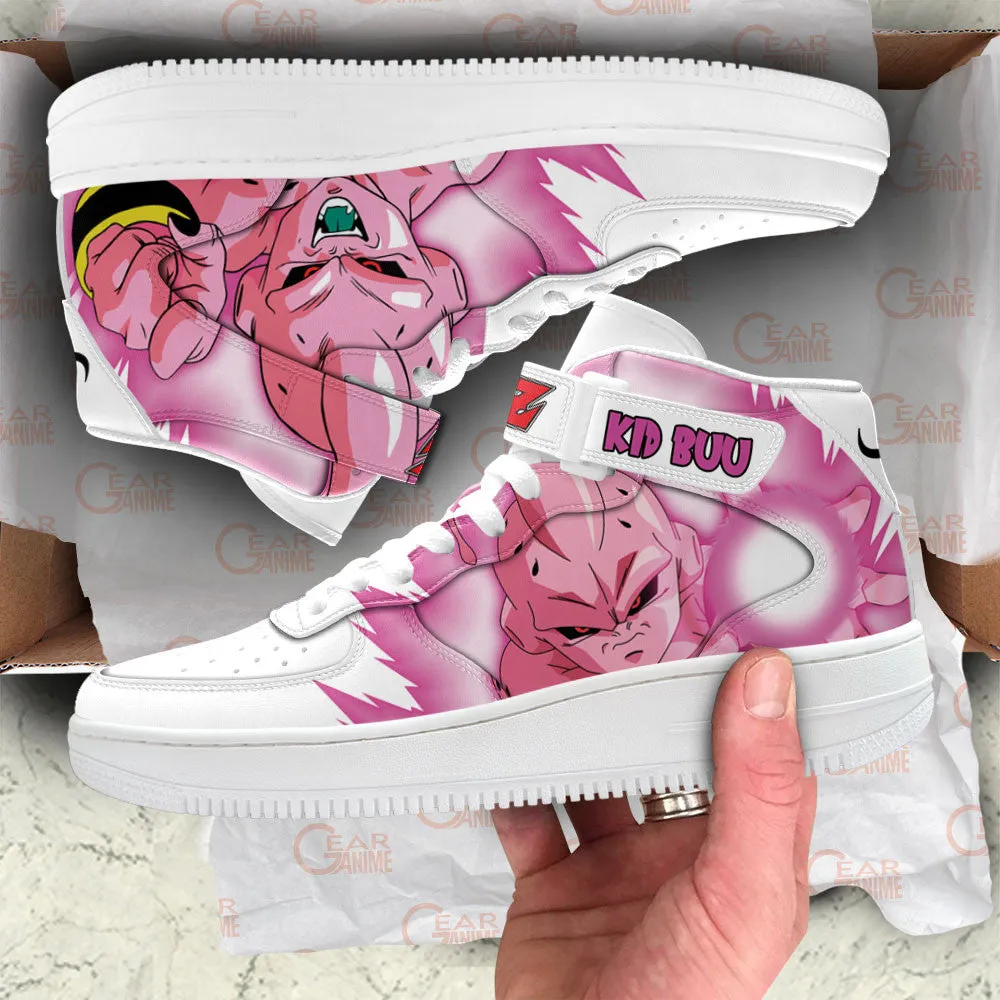 Kid Buu Sneakers Air Mid Custom Dragon Ball Anime Shoes