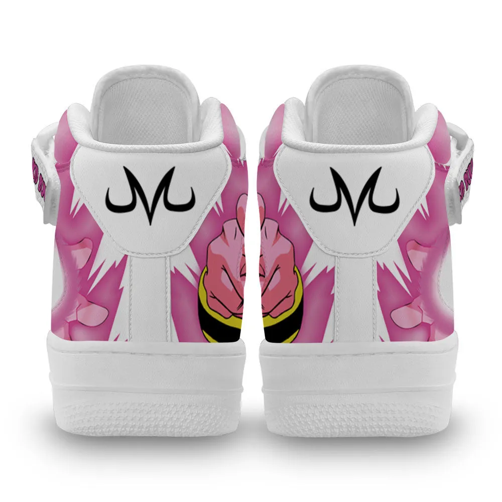 Kid Buu Sneakers Air Mid Custom Dragon Ball Anime Shoes