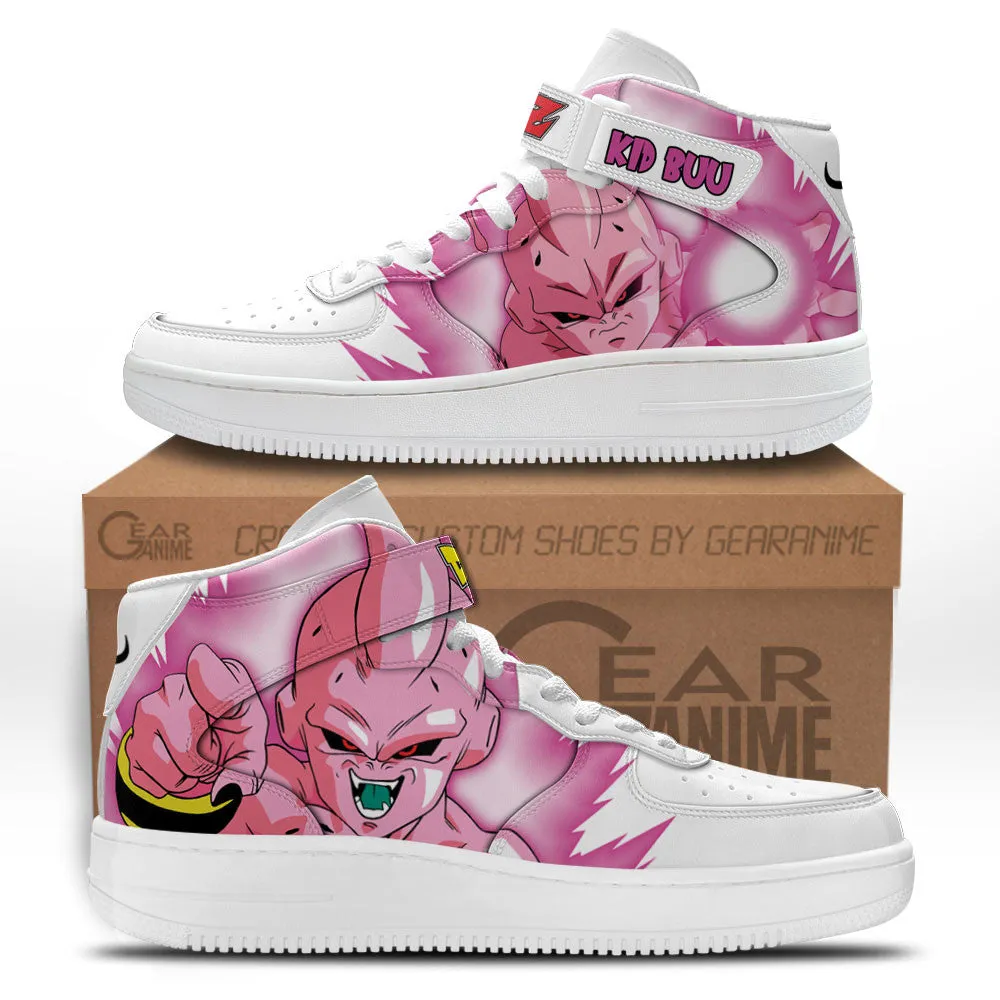 Kid Buu Sneakers Air Mid Custom Dragon Ball Anime Shoes