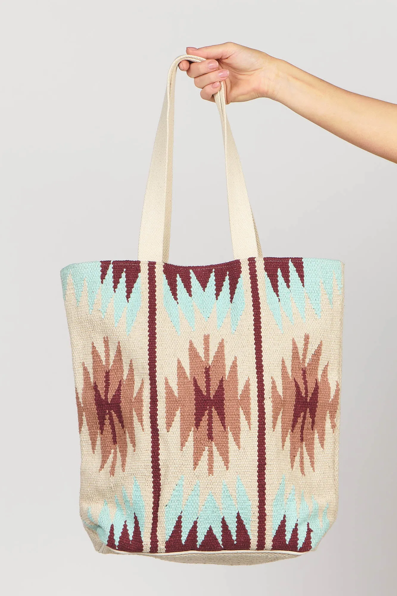 Kilim Tote Bag Burgandy