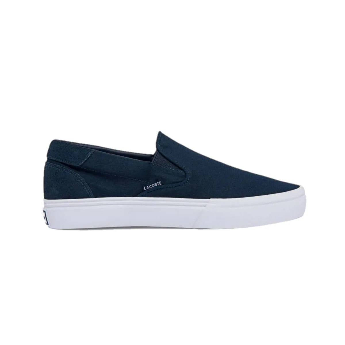 LACOSTE 7-43CMA0045092 JUMP SERVE SLIP MN'S (Medium) Navy/White Canvas Lifestyle Shoes