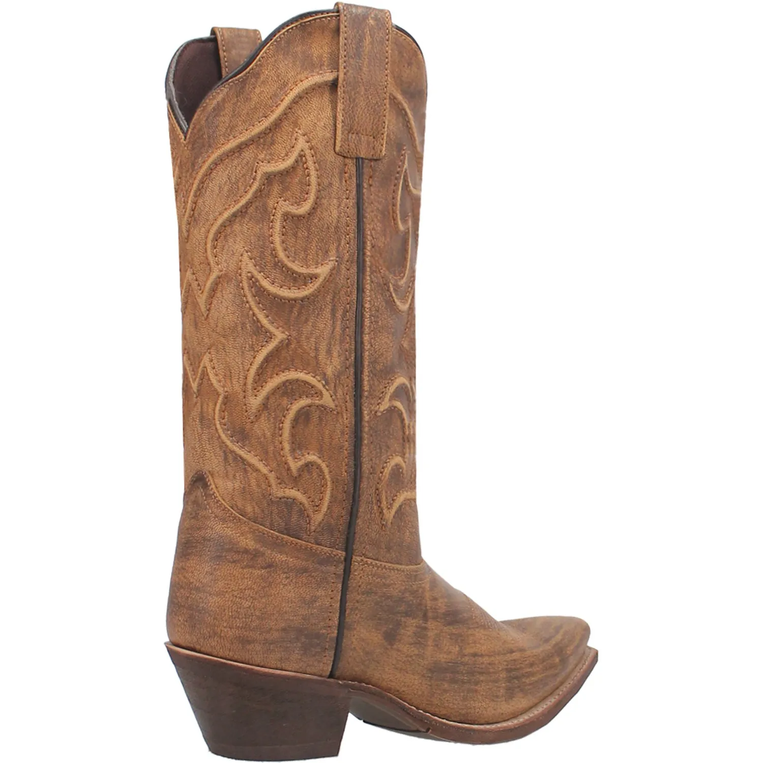 Laredo Womens Reva Honey Leather Cowboy Boots