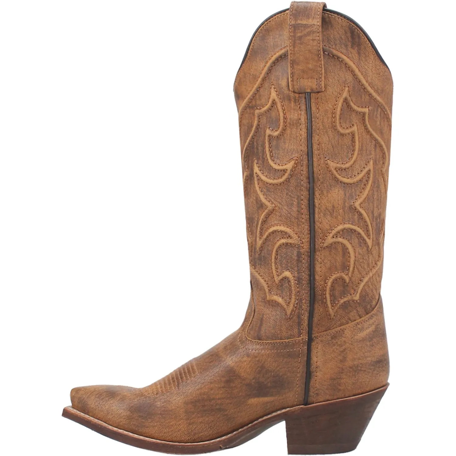 Laredo Womens Reva Honey Leather Cowboy Boots