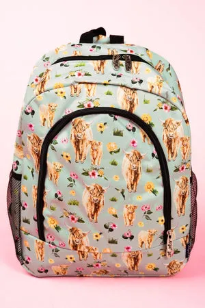 Large Canvas Print School Backpack