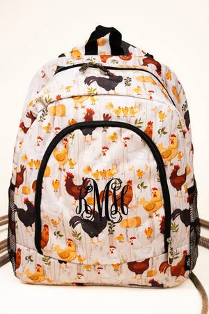 Large Canvas Print School Backpack