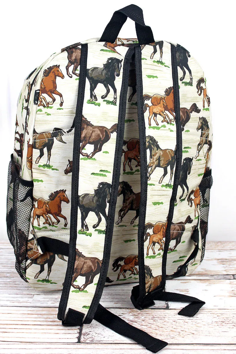 Large Canvas Print School Backpack