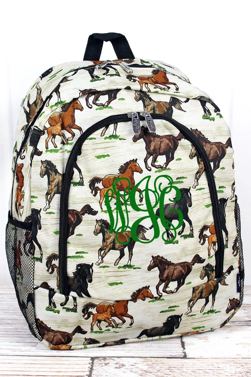 Large Canvas Print School Backpack