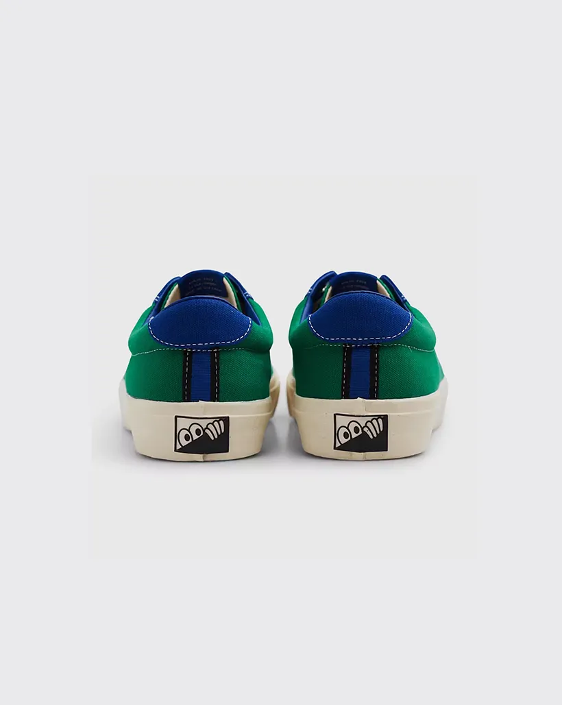 Last Resort AB x Julian Smith VM001 Canvas Shoe - Kelly Green/Klein Blue