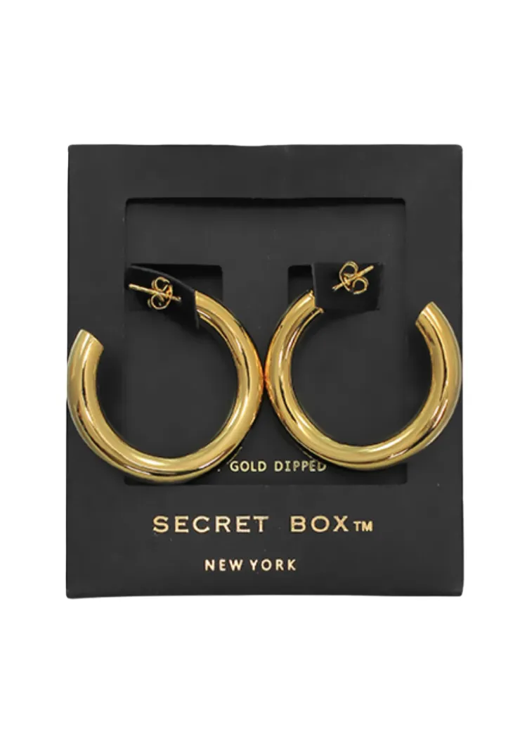 Leena Gold Hoops