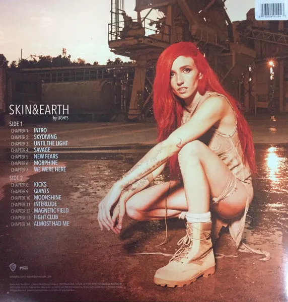 LIGHTS  - Skin & Earth (LP, Album, Red) (NM or M-)