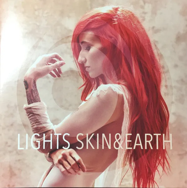 LIGHTS  - Skin & Earth (LP, Album, Red) (NM or M-)