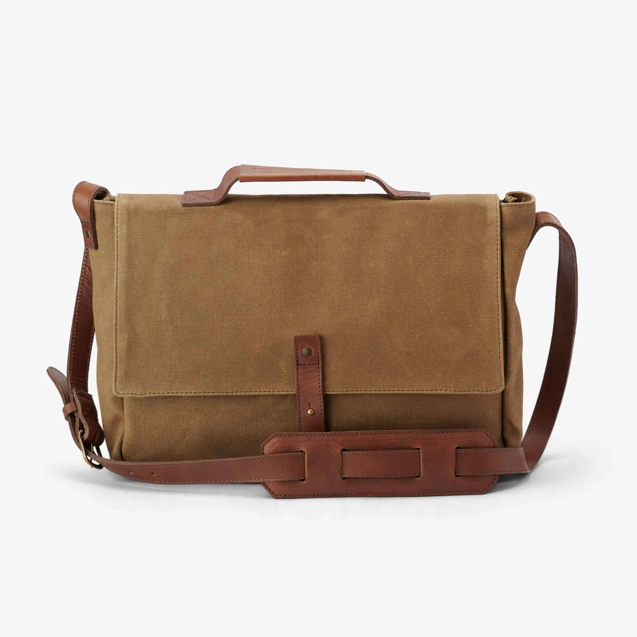 Loreto Messenger Bag Waxed Canvas