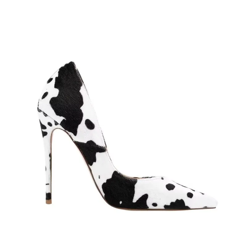 LuxePoint Exotic-Embossed Stiletto Pumps