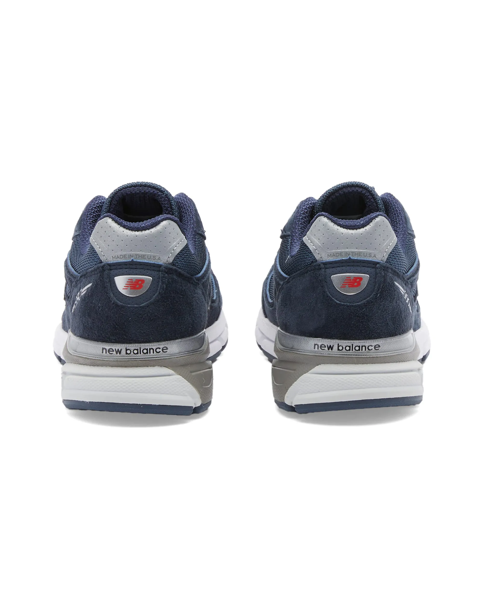 Made in USA 990v4 - Navy / Silver