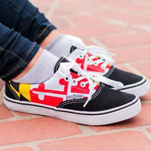 Maryland Flag (Black) / Shoes