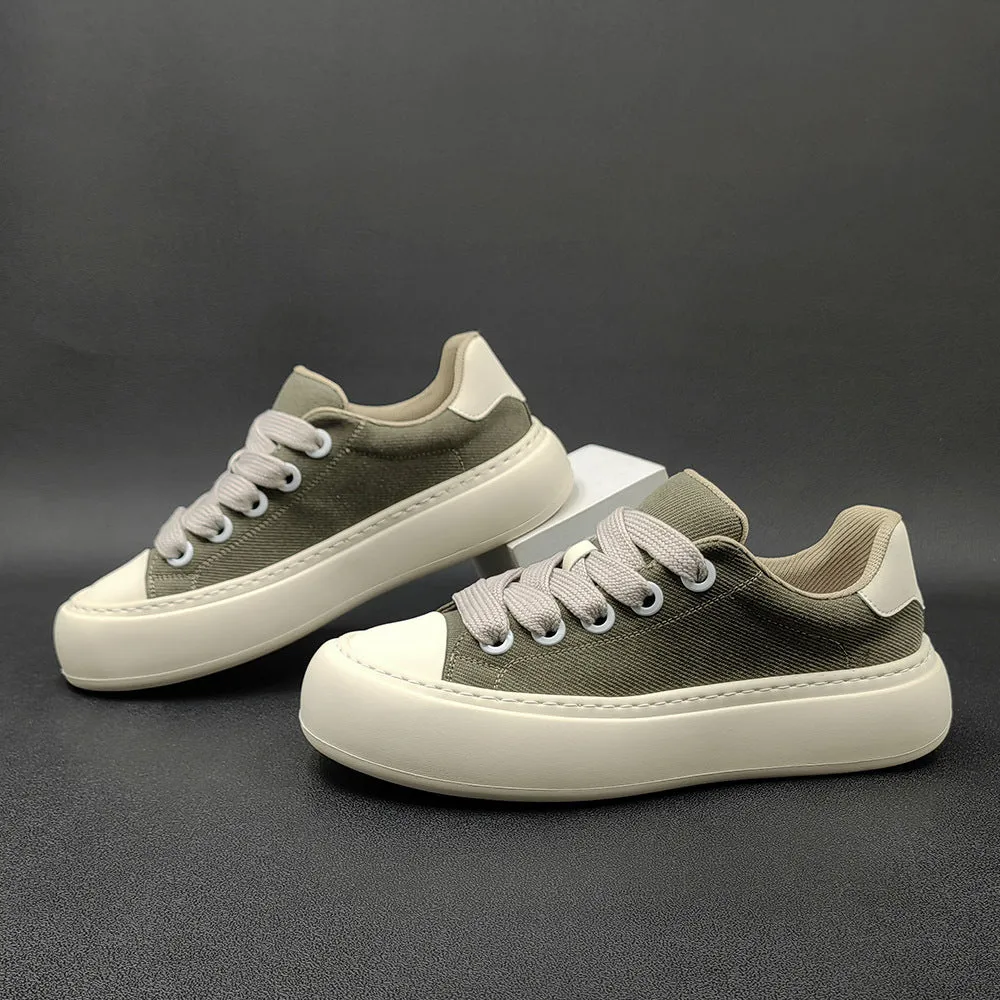 Men Minimalist Fashion Canvas Breathable Casual Sneakers