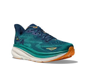 Men's Hoka Clifton 9 Color: Midnight /Oceanic