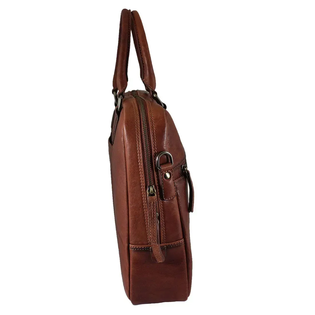 MET Leather Briefcase Messenger | Laptop Bag