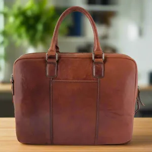 MET Leather Briefcase Messenger | Laptop Bag