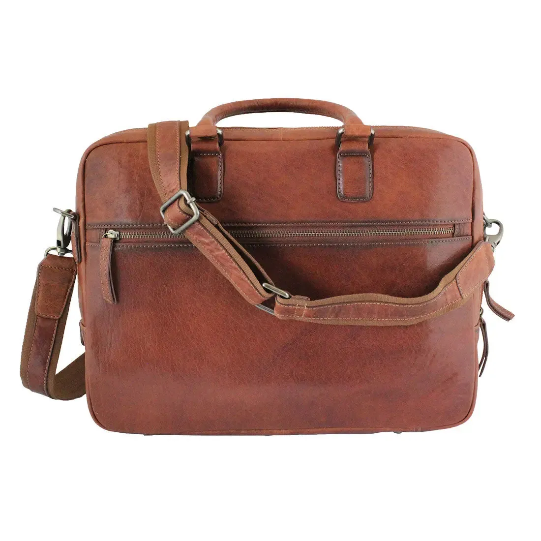 MET Leather Briefcase Messenger | Laptop Bag