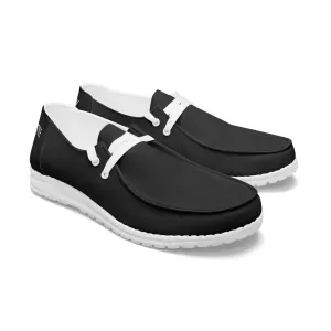 Misha Men Trendy Canvas Lace-up Loafers