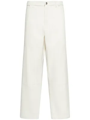 Moncler   Soft cotton blend canvas pants 