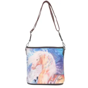 MW1023-8360 Montana West Horse Canvas Collection Crossbody