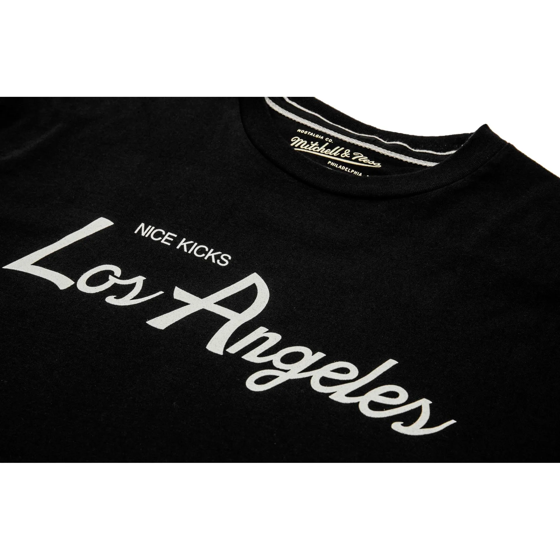 Nice Kicks X Mitchell & Ness Los Angeles Tee Men's - Black/White