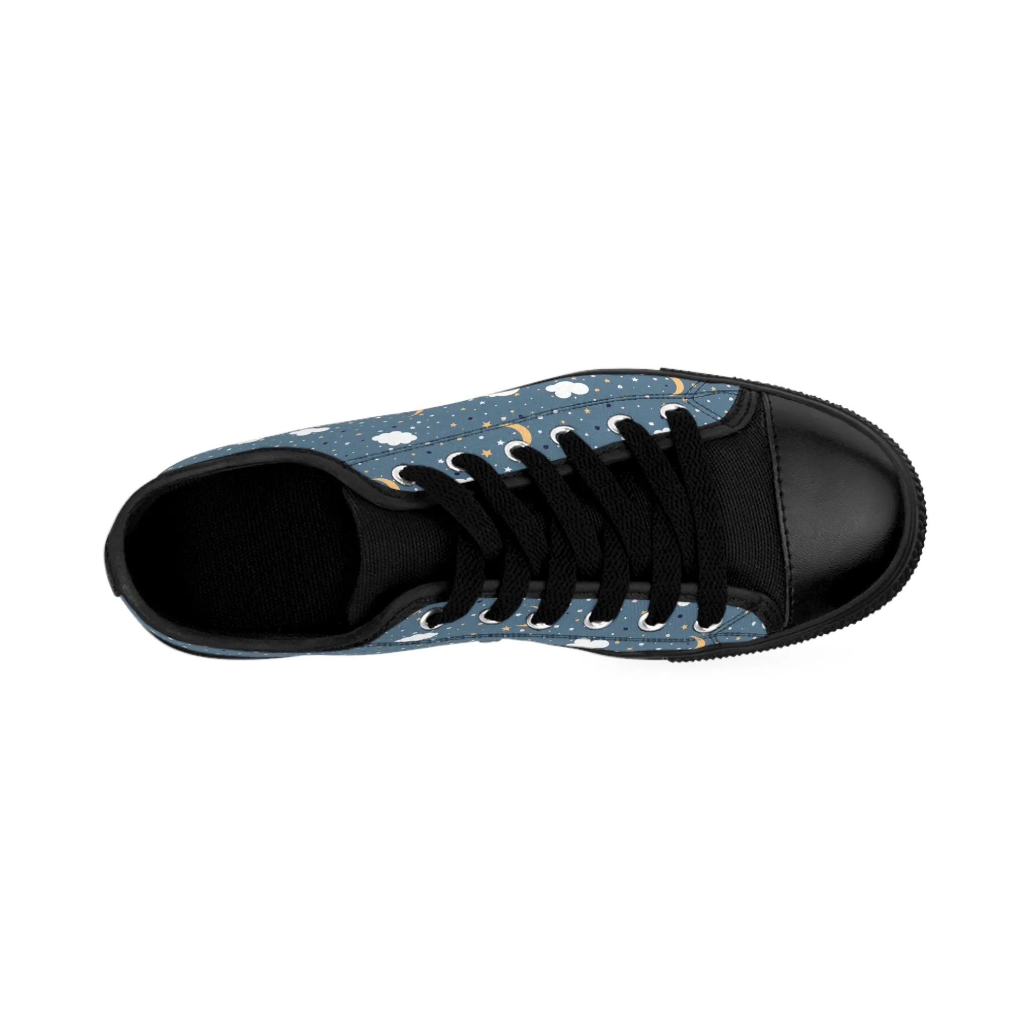 Night Sky and Clouds Men's Sneakers