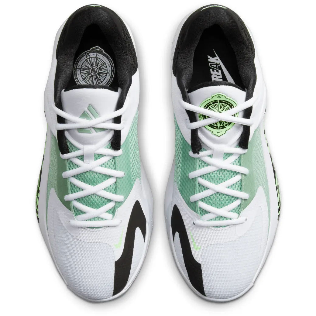 Nike Men's Zoom Freak 4 Shoes - White / Barely Volt / Black