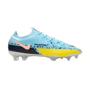 Nike Phantom GT2 Elite FG Blue Yellow - Goatkits Boots