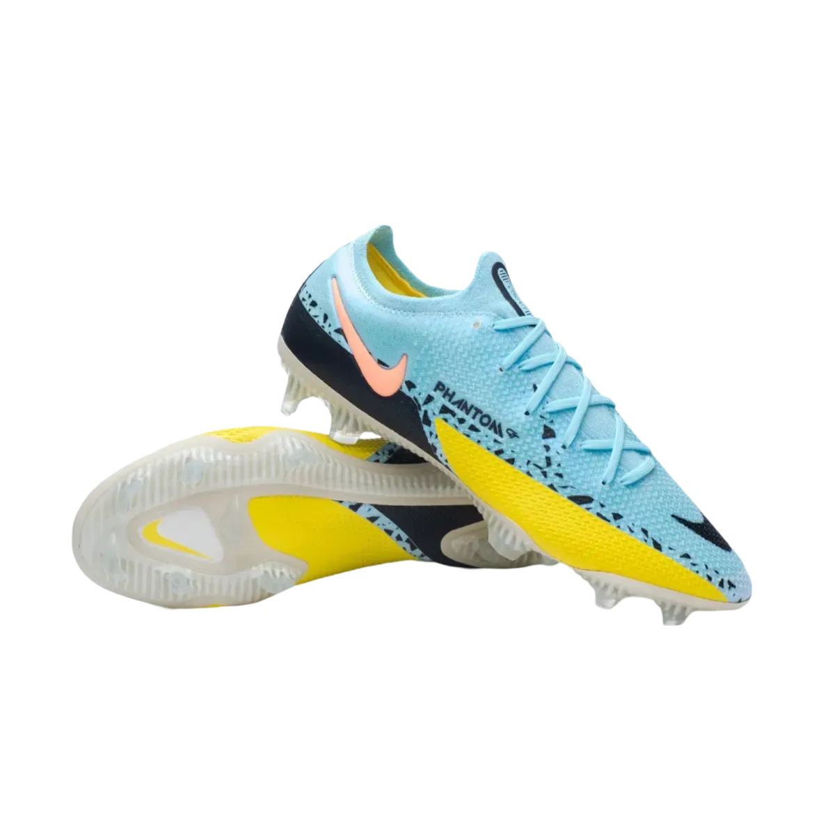 Nike Phantom GT2 Elite FG Blue Yellow - Goatkits Boots