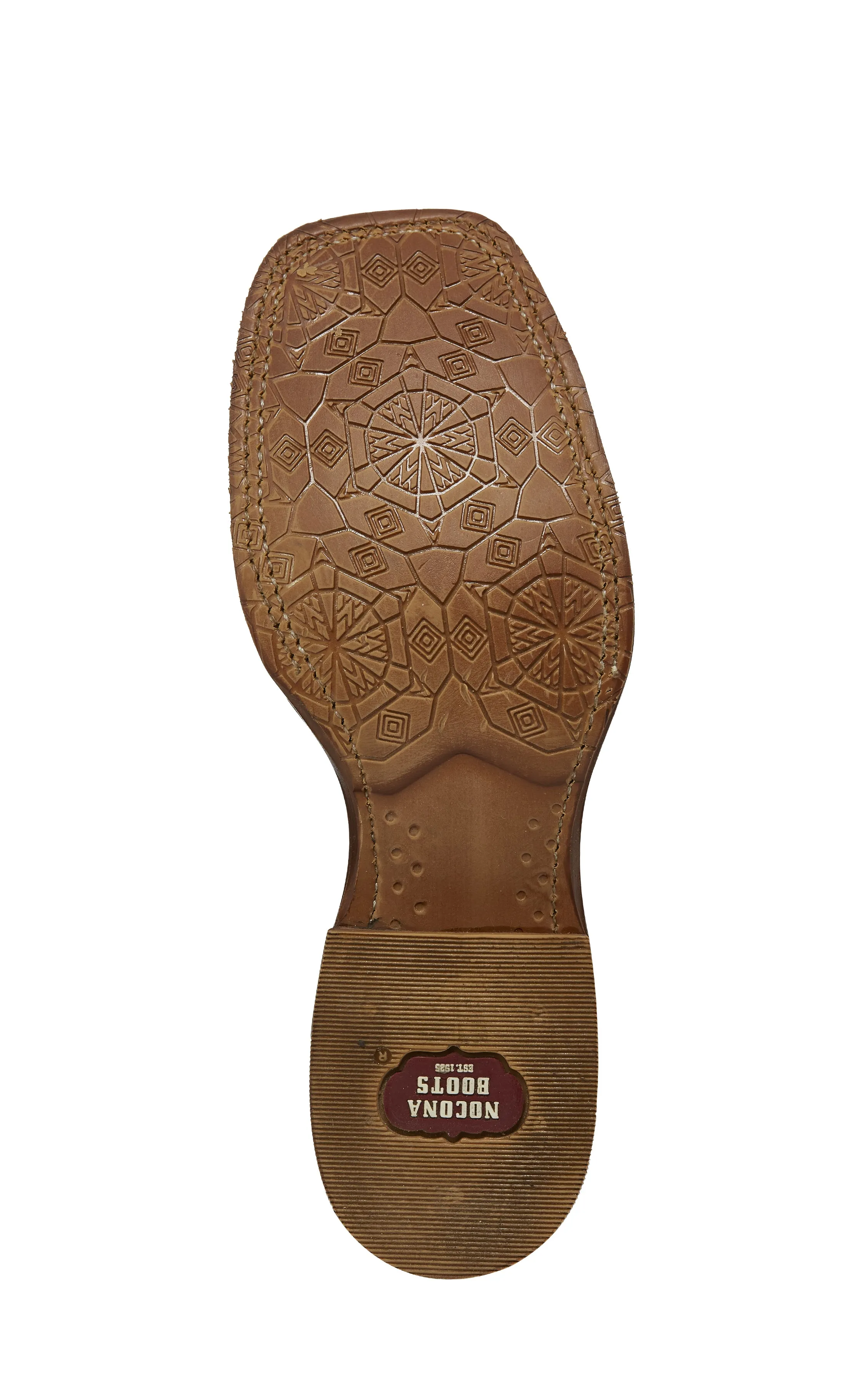 'Nocona' Women's 11" Cowpoke Tan Vintage - Tan / Brown / Rainbow