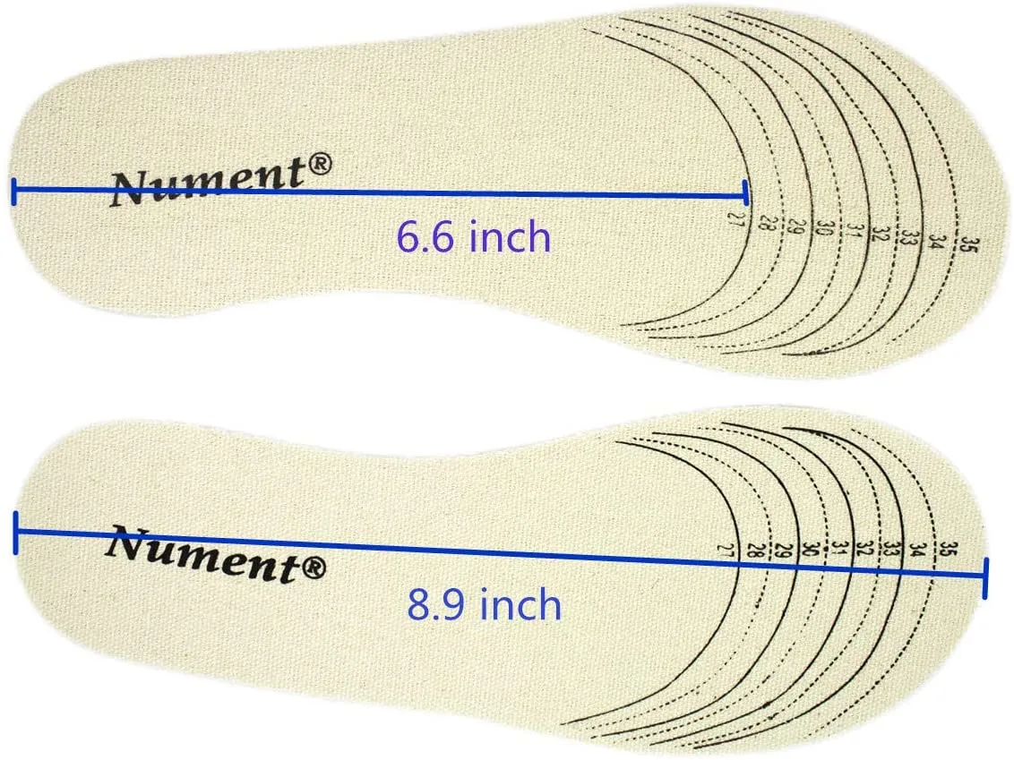 Nument Shoes Insoles for Kids Cotton Canvas Shoes