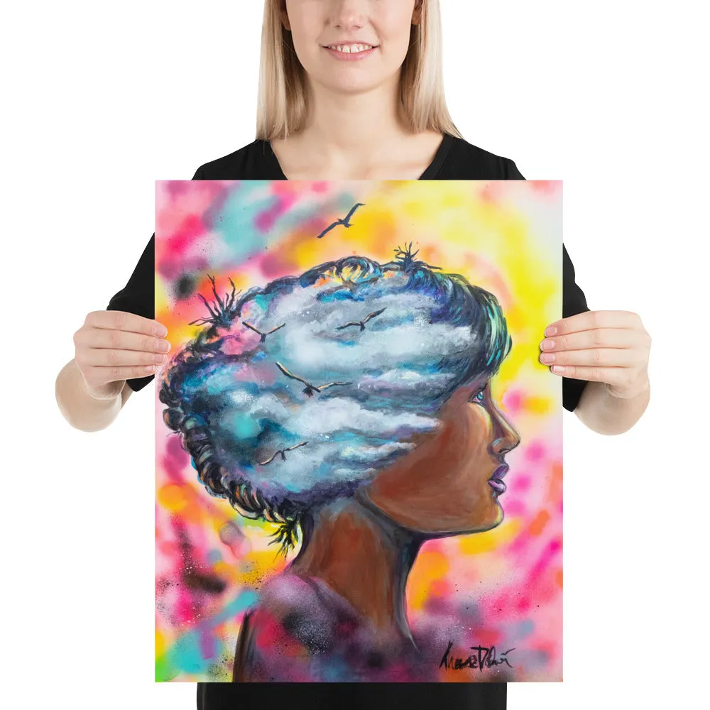 “Open Heavens Within” - Prophetic Art Print