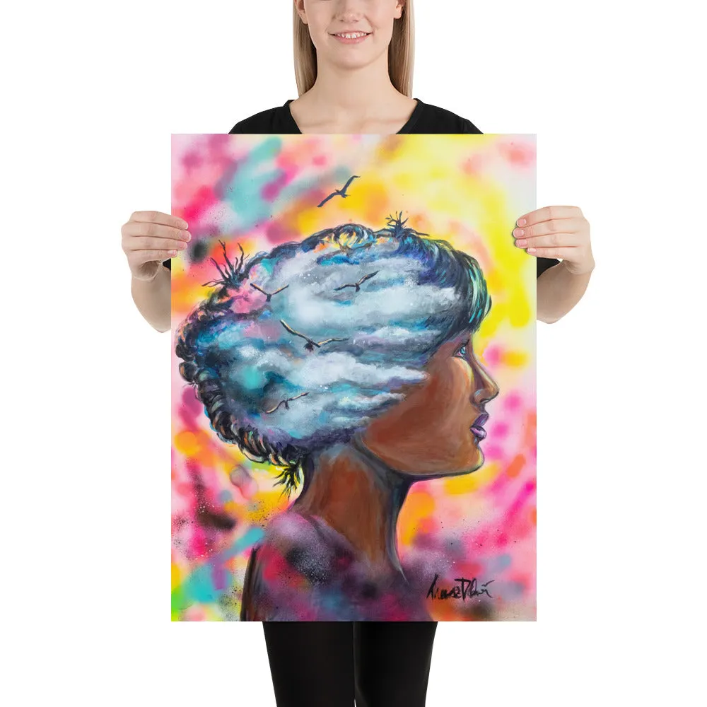 “Open Heavens Within” - Prophetic Art Print