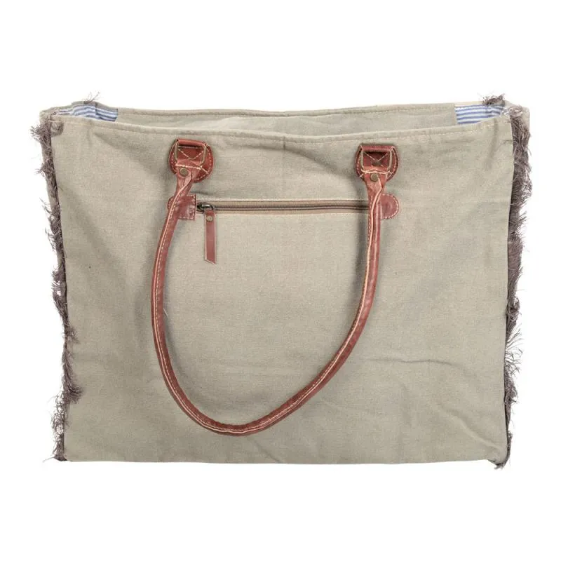 Organic Garden Supplies Frayed Tote