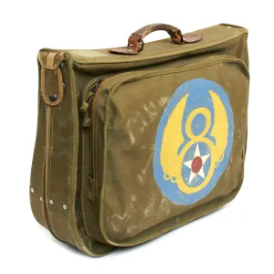 Original U.S. WWII 8th Air Force Hand Painted B-4 Flight Bag