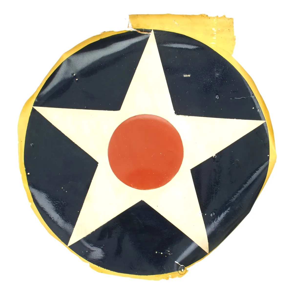 Original U.S. WWII Pre- 1942 Army Air Force Aircraft Star Insignia