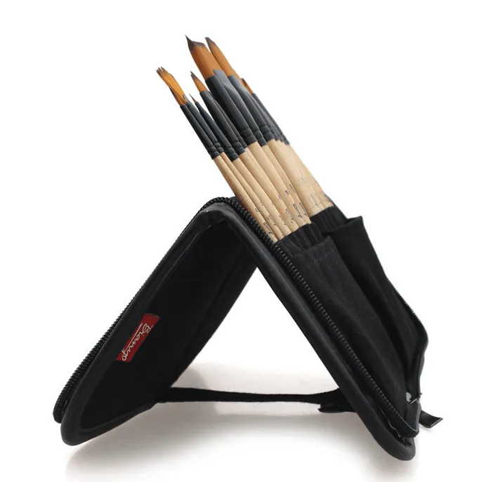 Paintbrush Set and Canvas Bag - Bianyo