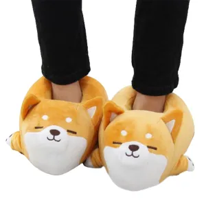 Pat and Pet Emporium | Shoes | Women's Plush Soft Dog Slipper