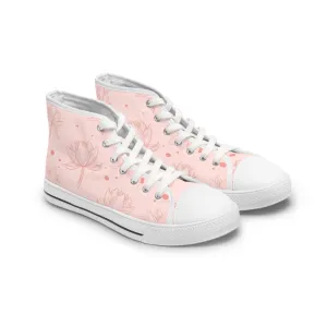 Peace Lily Women's High Top Sneakers