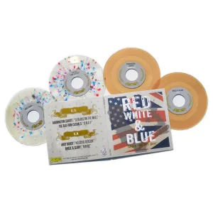 Pirates Press - Red, White, & Blue - Which One Are You - Ultra Clear W/ Splatter - Vinyl 2X7"