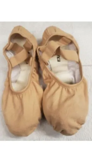 Quinn -- Stretch Canvas Split Sole Ballet -- Nude