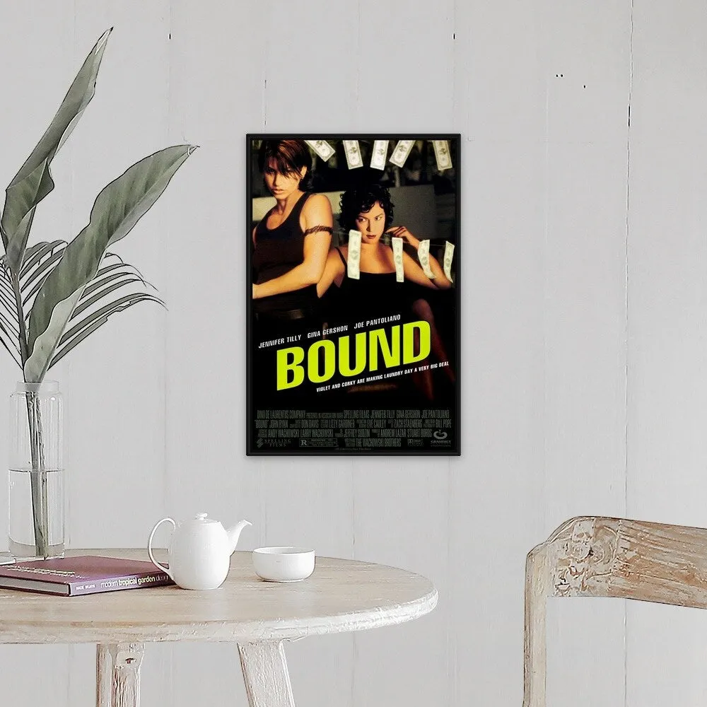 "Bound (1996)" Black Float Frame Canvas Art